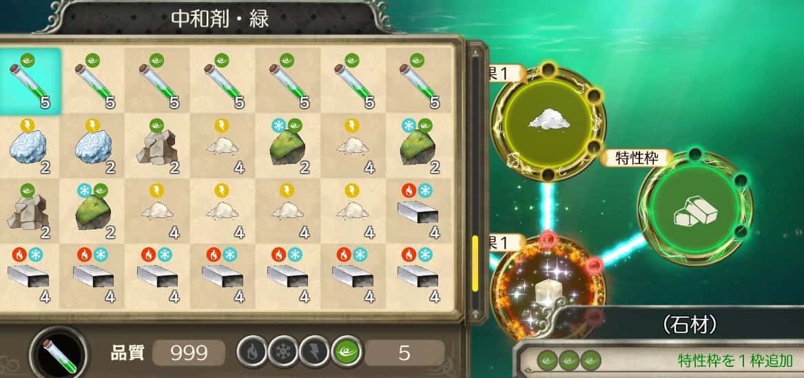 特性枠